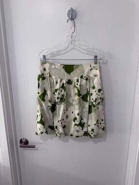 Trina Turk Los Angeles Floral Print Bubble Mini Skirt Size 6